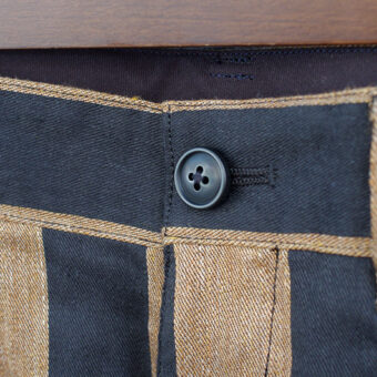 STRIPE COTTON LINEN SLACKS
