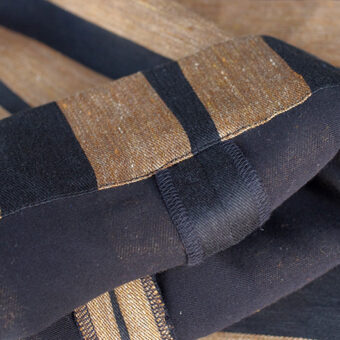 STRIPE COTTON LINEN SLACKS
