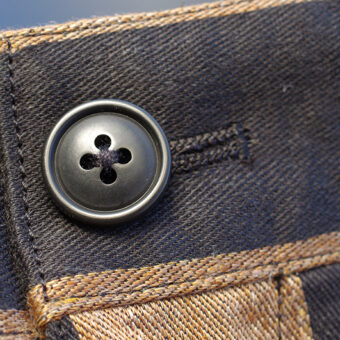 STRIPE COTTON LINEN SLACKS