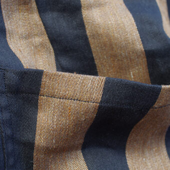 STRIPE COTTON LINEN SLACKS